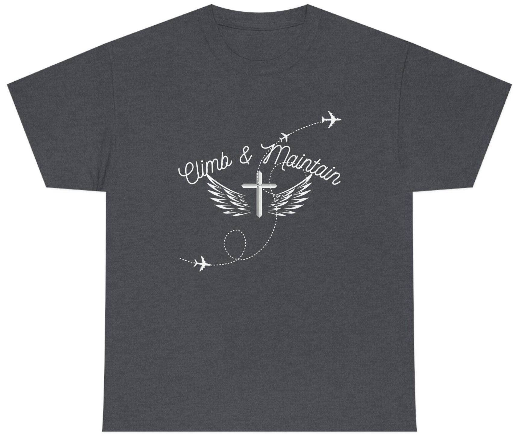 T-shirt for Aviator, Father's Day Gift, Spiritual Gifts For Her Or Him, Christian Gift, Positive Tees, Unisex Heavy Cotton Tee